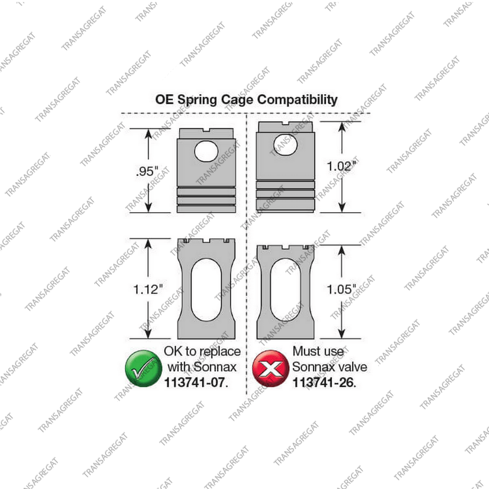Клапан масляного насоса (ремонтный, длина 24mm)*