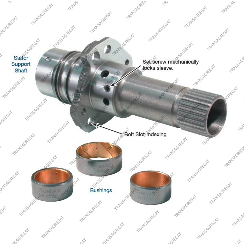 Вал статора масляного насоса (тип 1, 1982-05г., длина 173mm)
