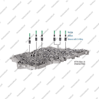 Комплект поршней аккумуляторов Actuator Feed (Gen 2, 6шт.)