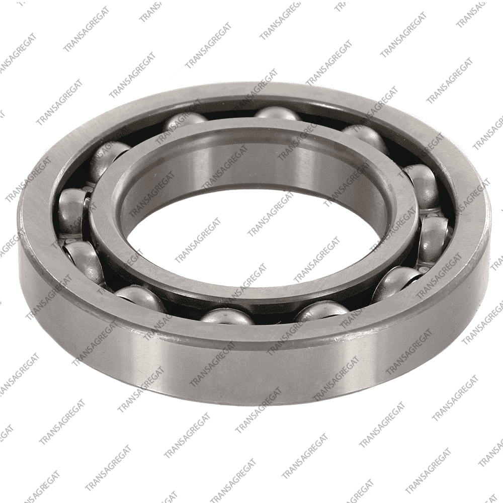 Подшипник ведущего шкива передний (тип 1, 49x87x14.0, шариковый, металлический сепаратор)